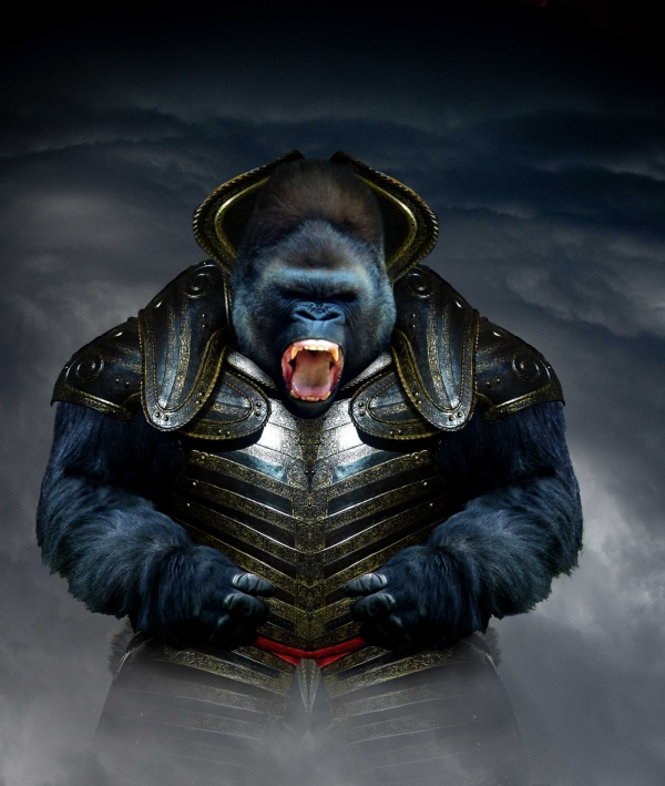Creation of warhammer gorilla: Step 6
